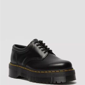 DR MARTEN 8053 LEATHER PLATFORM CASUAL SHOES